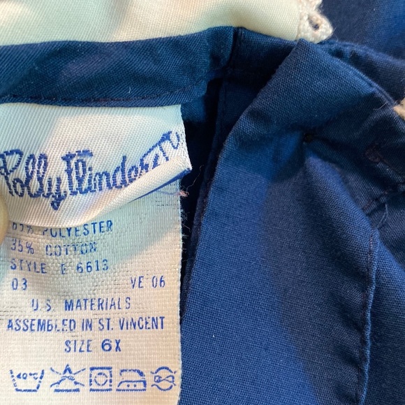 Vintage Polly Finders Smocked Dress with Embroidered Owls Size 6 - Picture 3 of 4